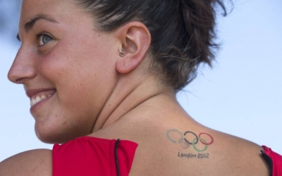 Maica Garcia, lluint les anelles olímpiques dels Jocs de Londres | EFE